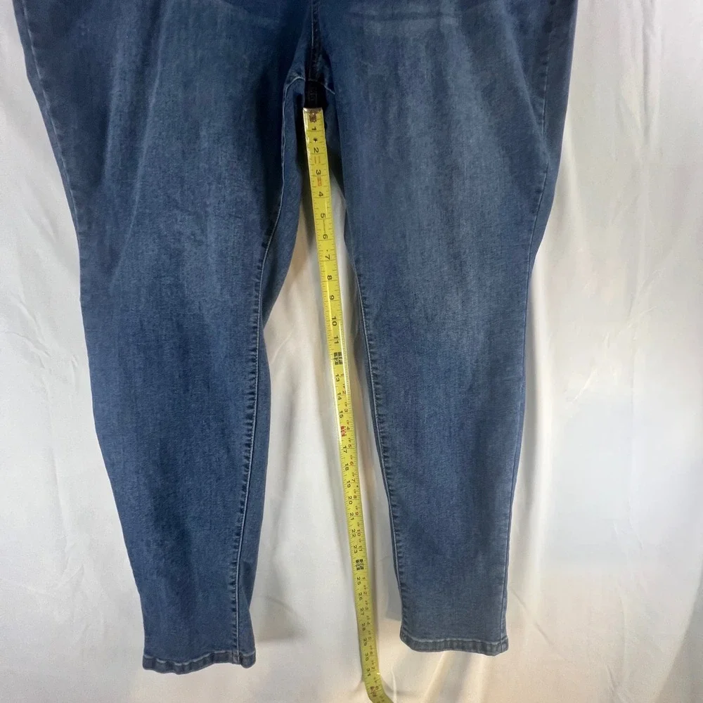 Fashion To Figure Skinny Jeans Womens 28 Blue Medium Wash High Rise Stretch 2961